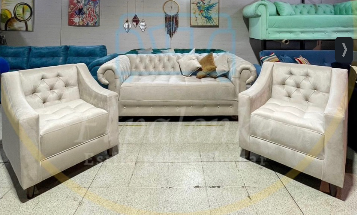 Living Chesterfield Con Poltronas Rosita