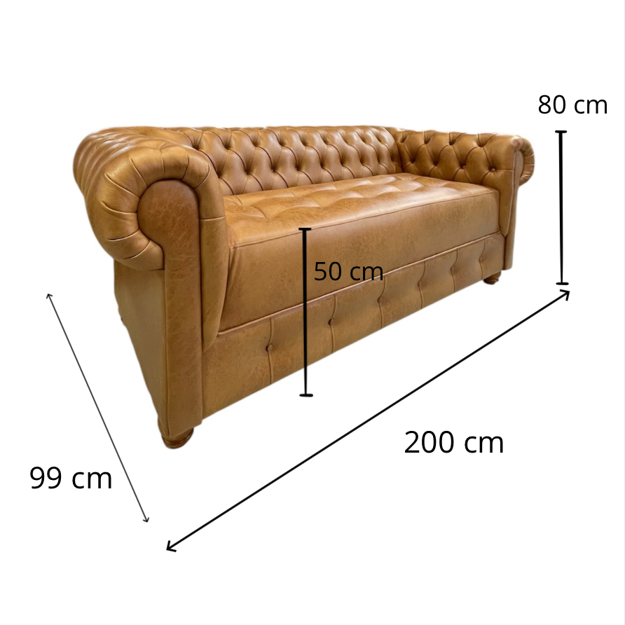 Living Chesterfield Con Poltronas Rosita